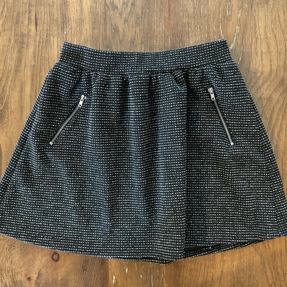 Black and white skirt